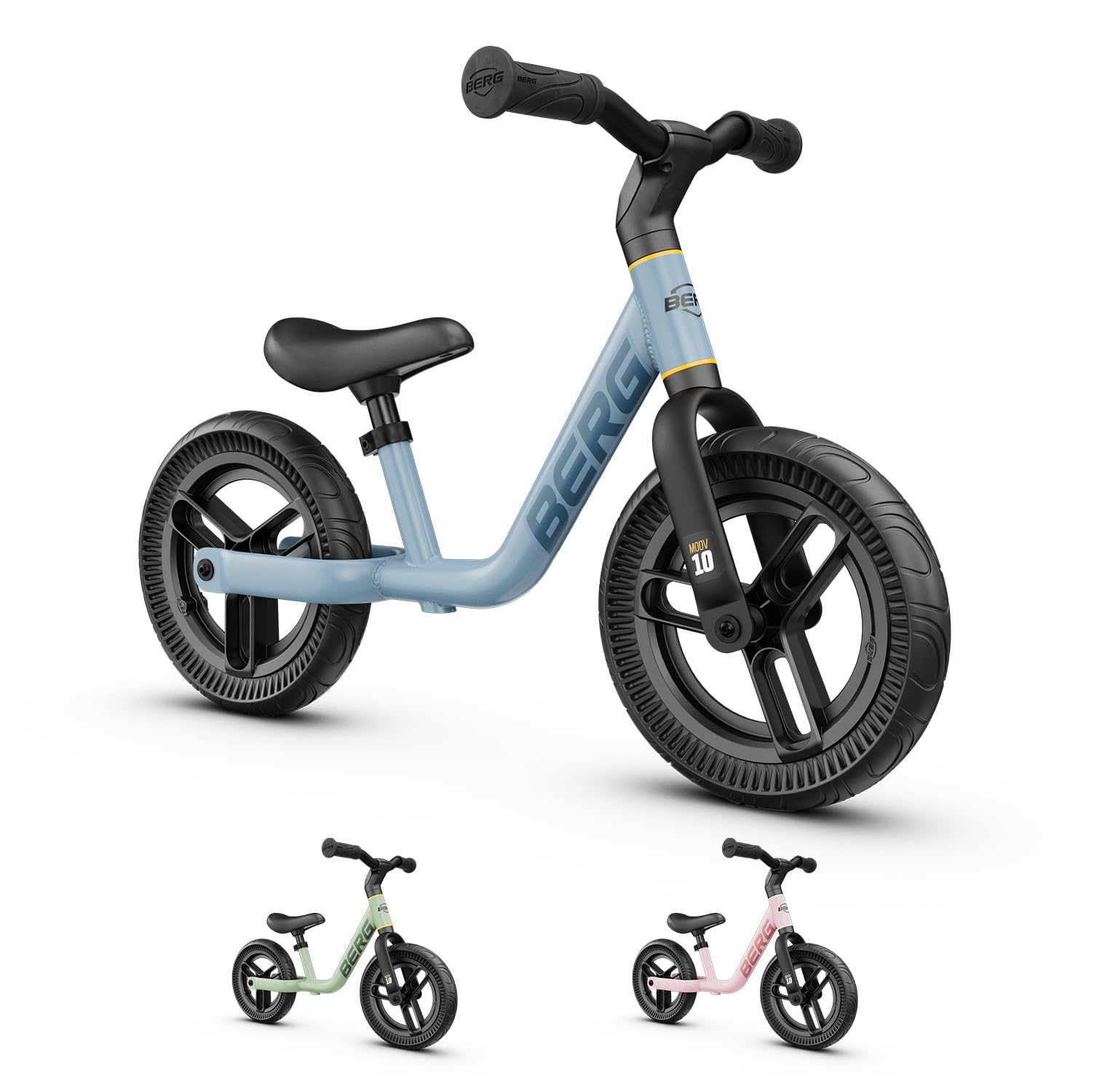 BERG MOOV 10 Bici senza pedali da 2 anni, regolabile Draisina