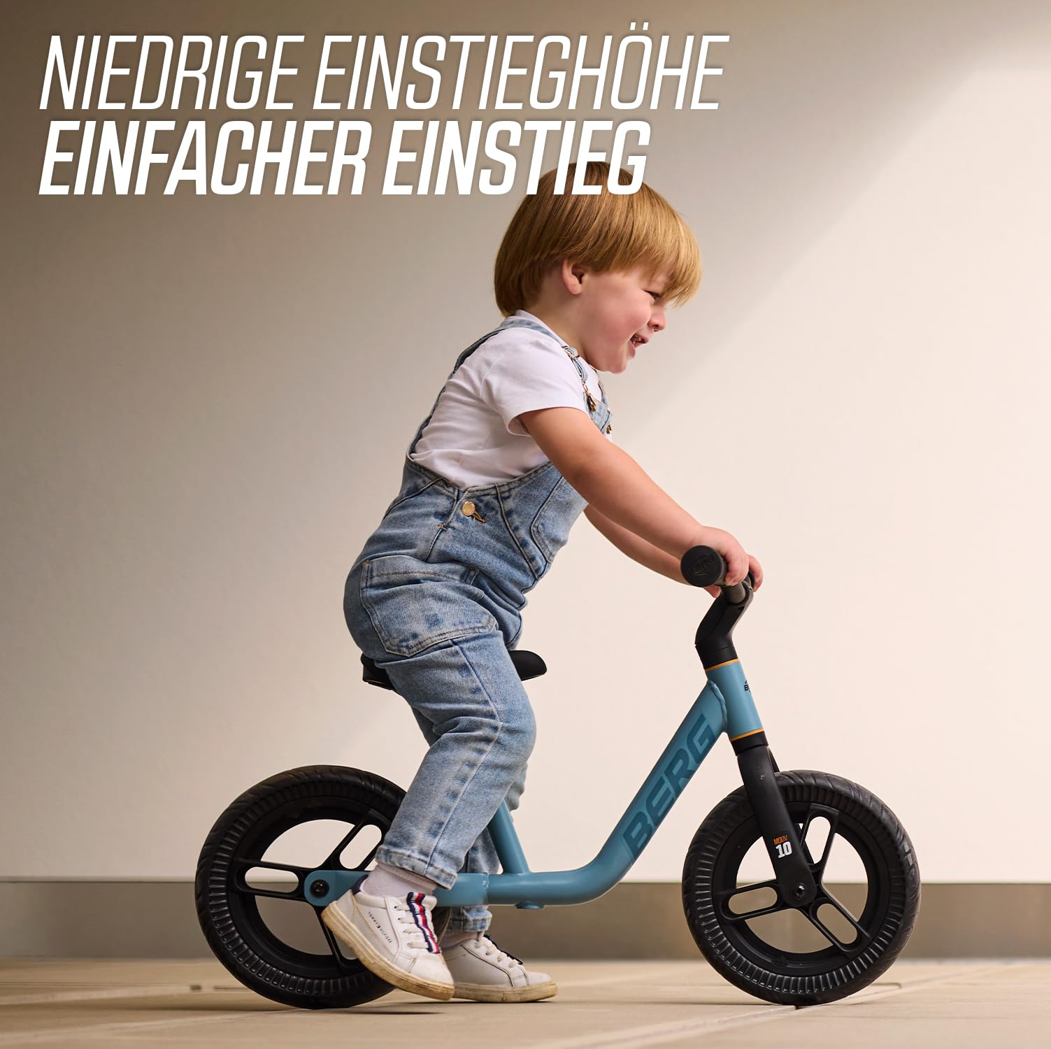 BERG MOOV 10 Bici senza pedali da 2 anni, regolabile Draisina