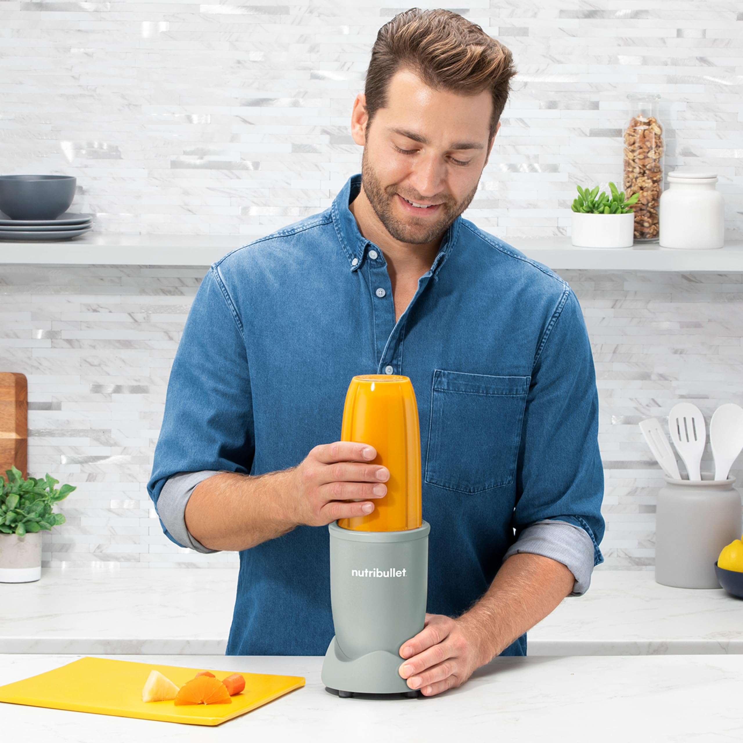 NUTRIBULLET Pro 900 Standmixer Matt Jade (900 W, 900 ml)