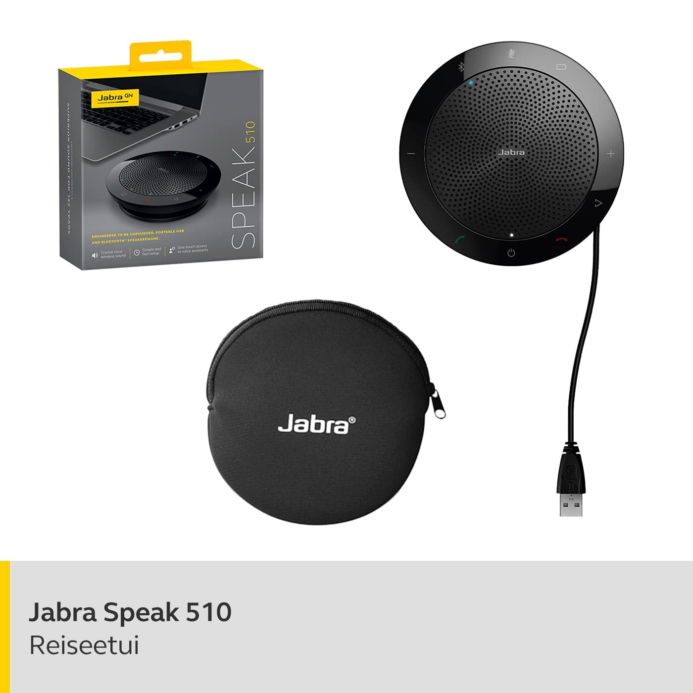 JABRA Speak 510 Vivavoce per conferenze, Nero