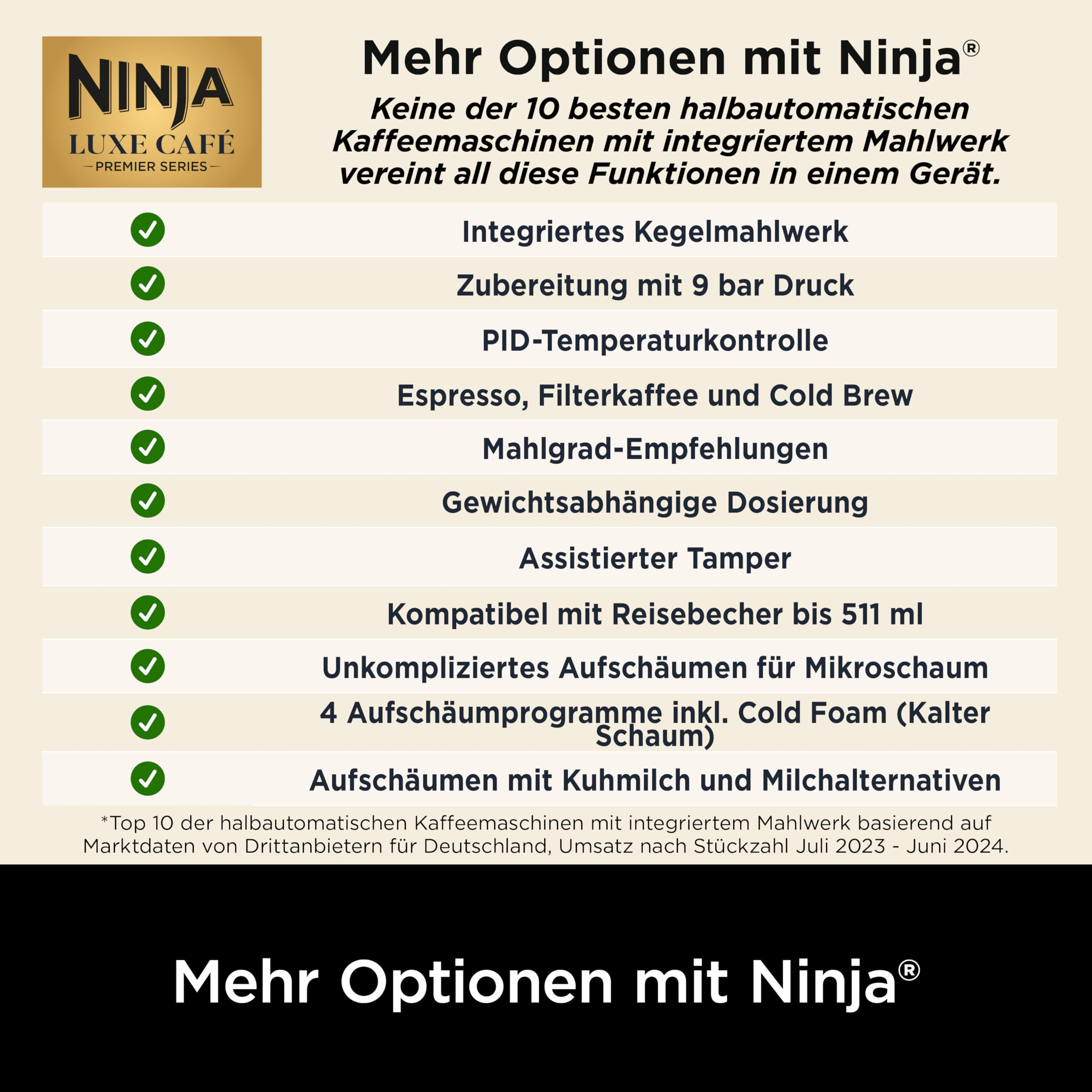 NINJA Luxe Café Premier Espresso Makinesi Gri