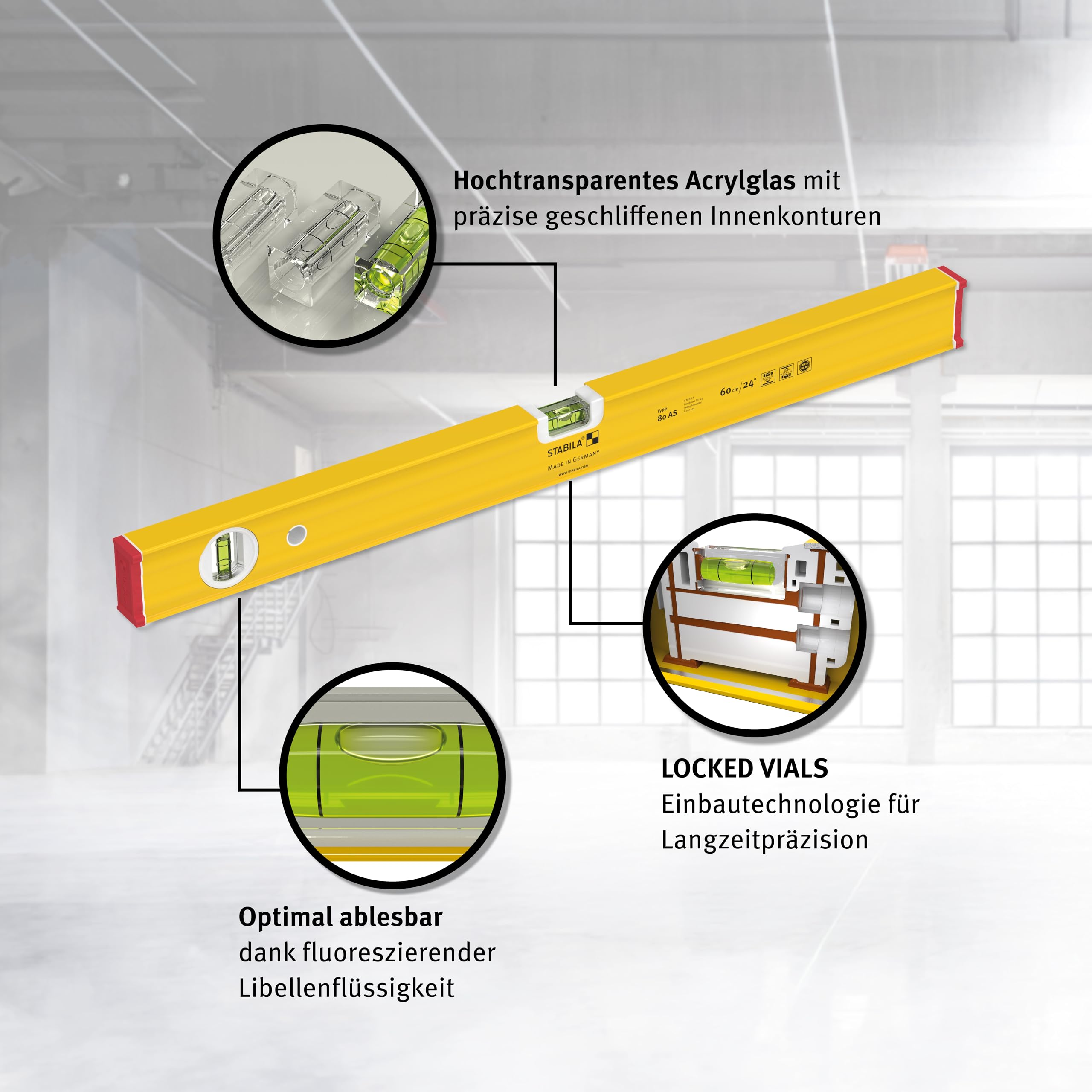 STABILA PRIME SET 80 AS Wasserwaage