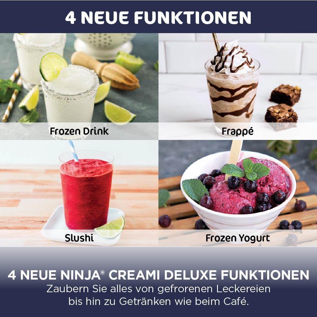 NINJA NC502EUSTGD Eismaschine (800 W, Gold)