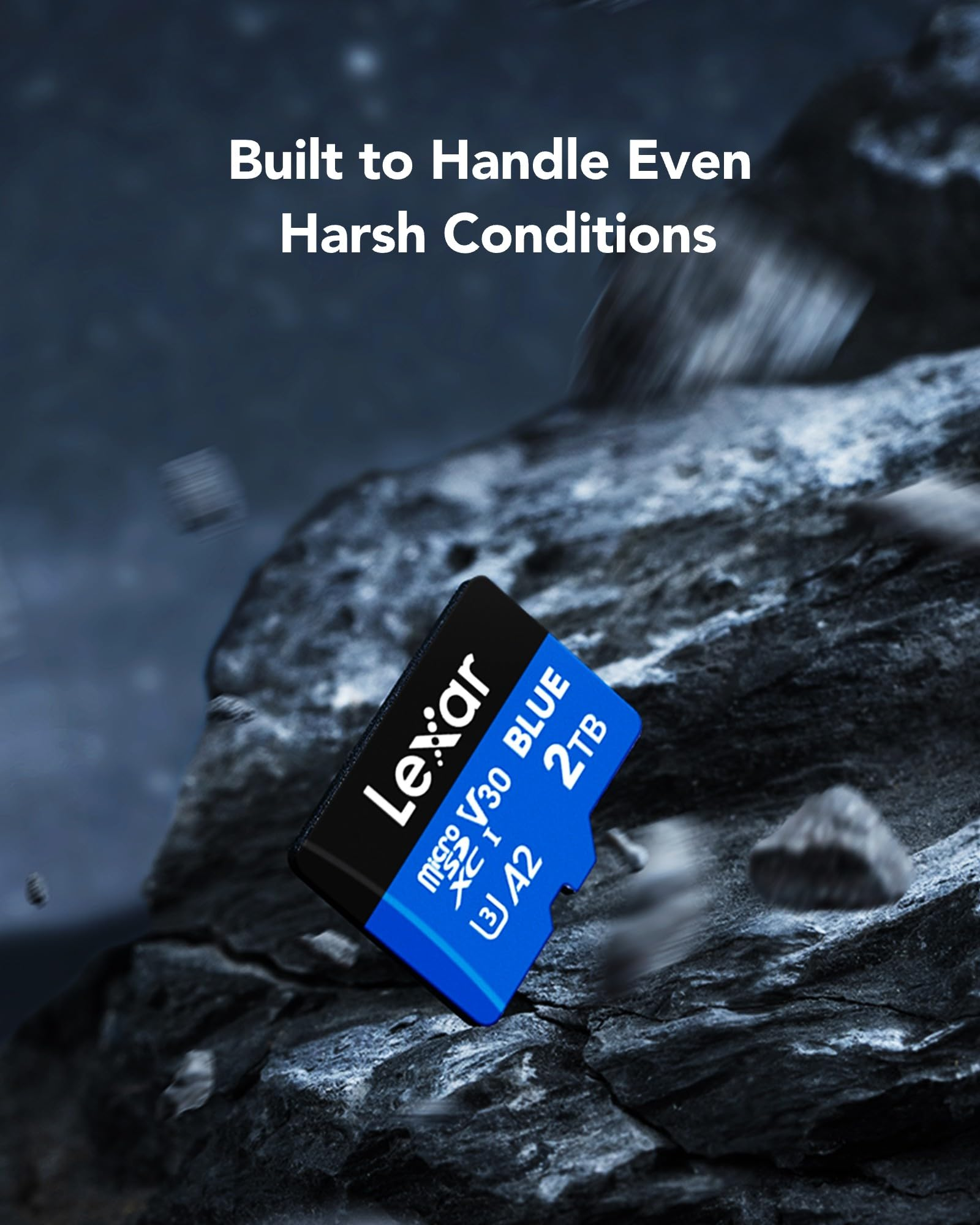 LEXAR Bleu, Micro-SDXC Carte mémoire, 2 TB