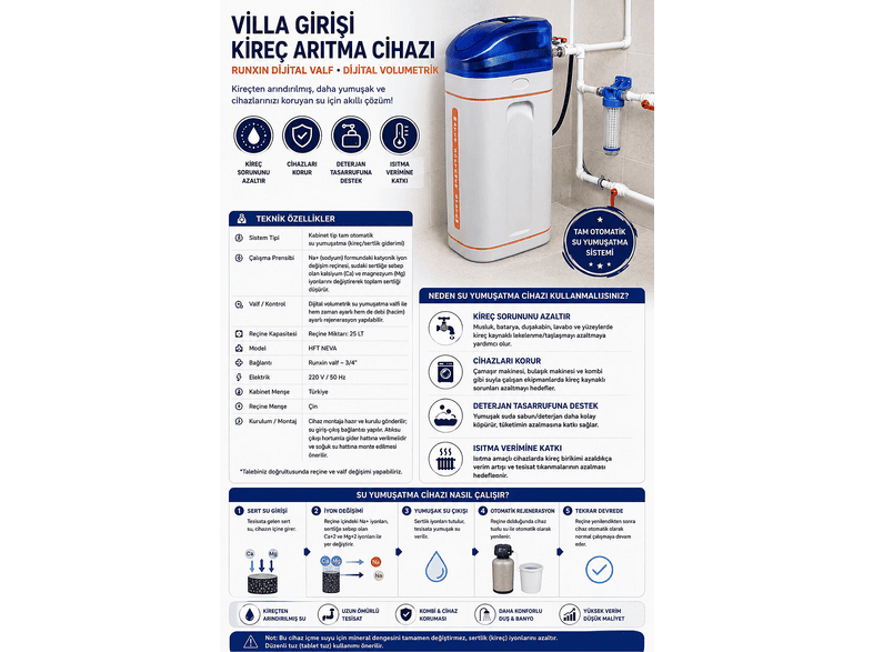 AQUABELLA Villa Girişi Kireç Su Arıtma Sistemi