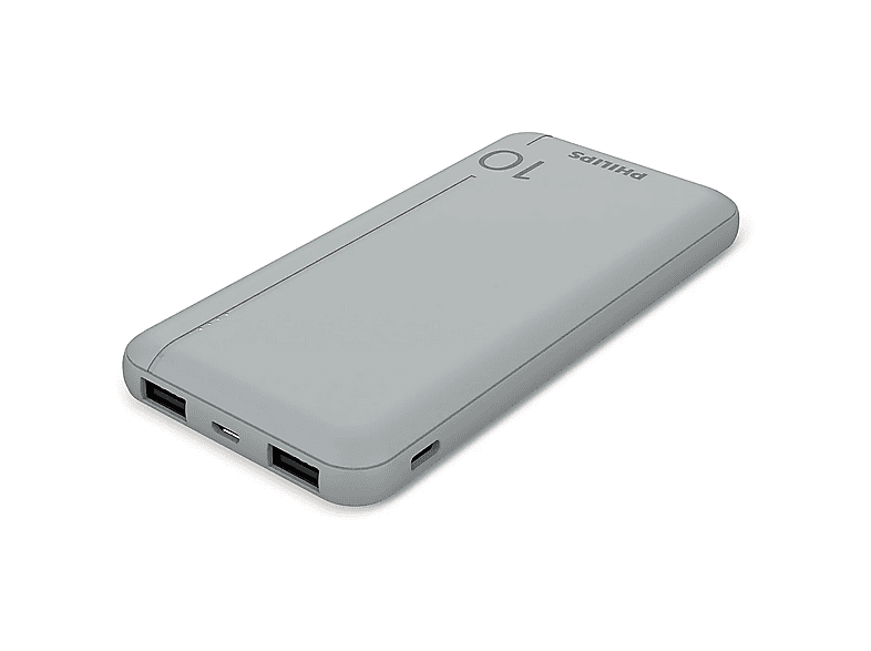 PHILIPS DLP1812PV/00 Hızlı Şarj , LED Göstergeli 10000 mAh Powerbank Gümüş