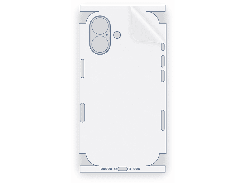 SCHITEC iPhone 17 Uyumlu Fullbody Arka Kaplama Hidrojel Ekran Koruyucu