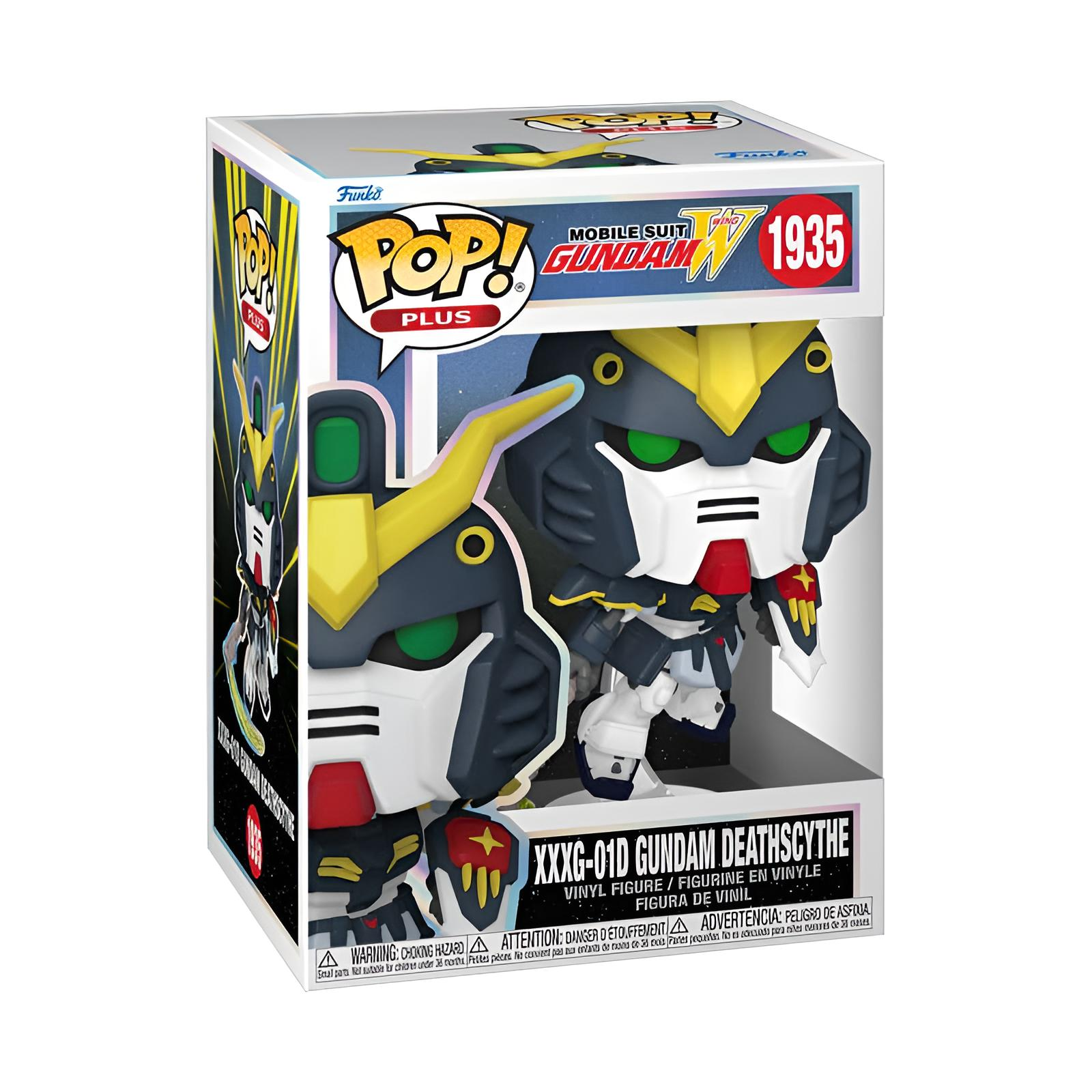 Funko Pop Plus Gundam Deathscythe Vinylfigur in Originalverpackung.