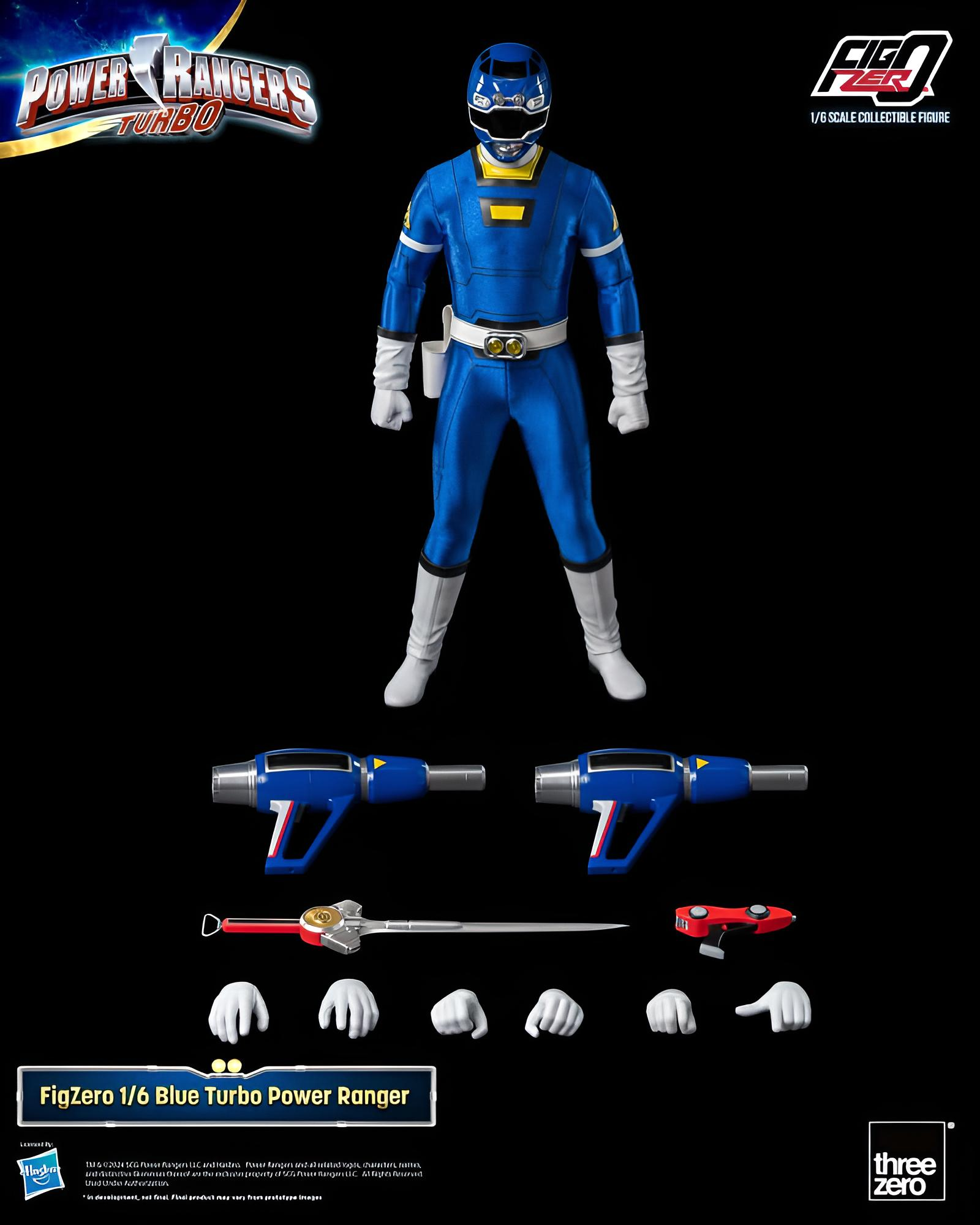 Power Rangers Turbo FigZero Actionfigur 1/6 Blue Turbo Power Ranger 30 ...
