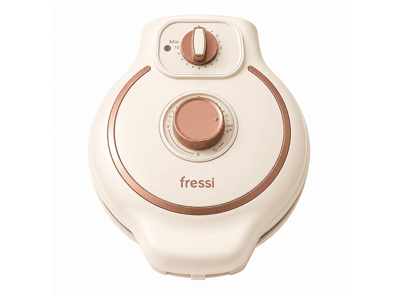 FRESSI FR-TM59 Multibello Çıkarılabilir Plakalı Tekli Waffle ve Tost Makinesi Krem