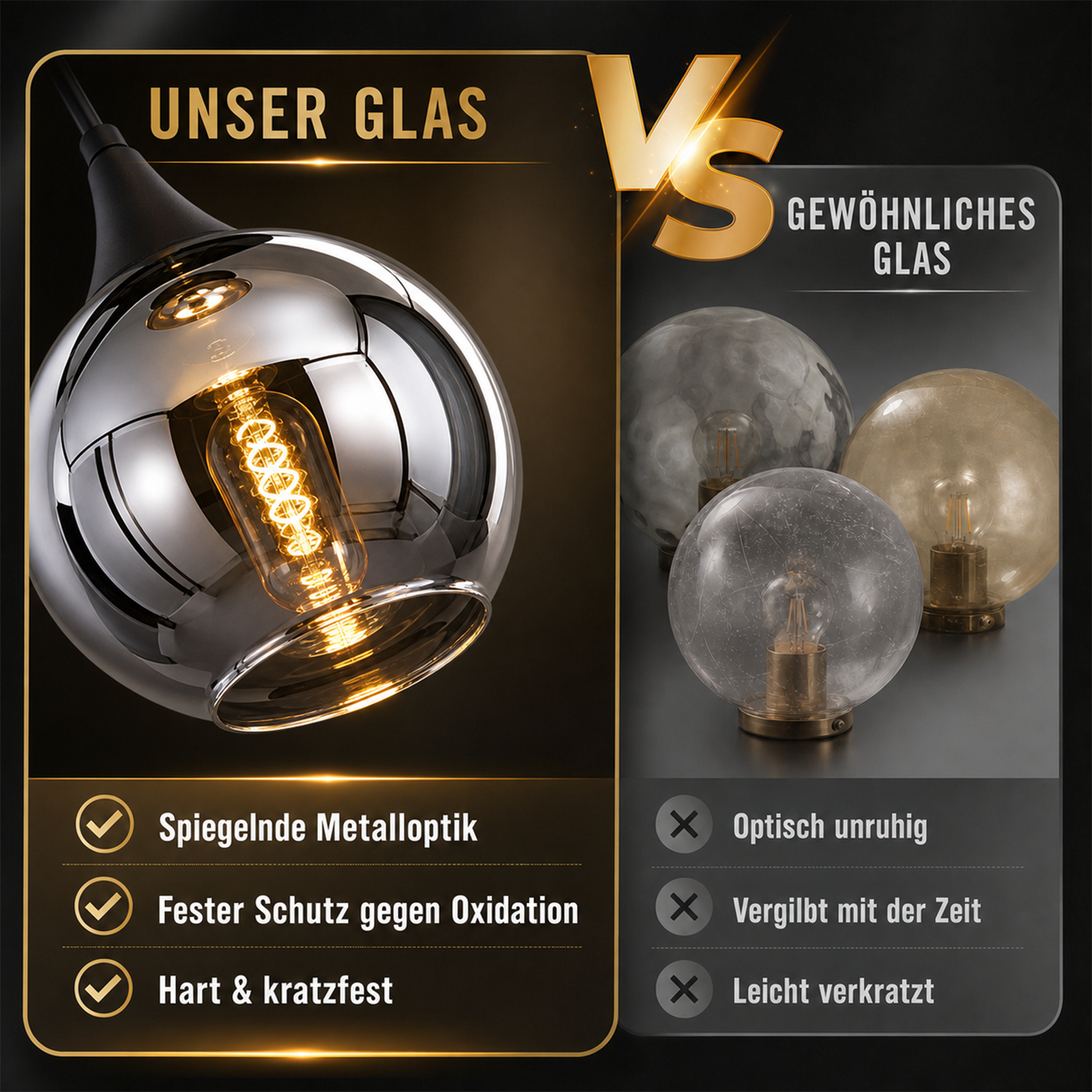 Porównanie refleksyjnego szkła metalicznego i zwykłego szkła z zaletami i wadami.