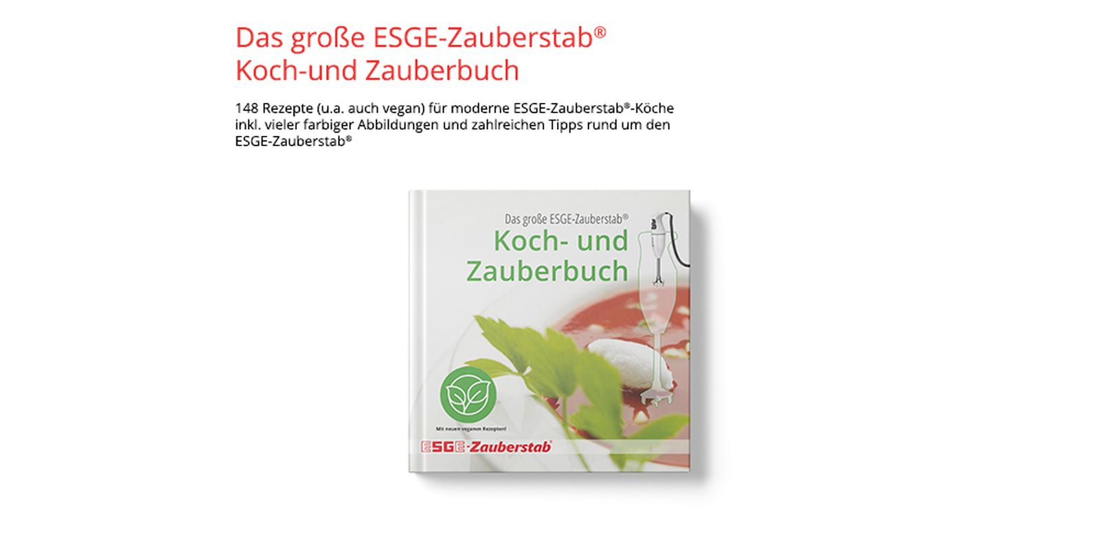 Książka kucharska z zielonym tytułem przedstawia blender nad zupą, z niemieckim tekstem.