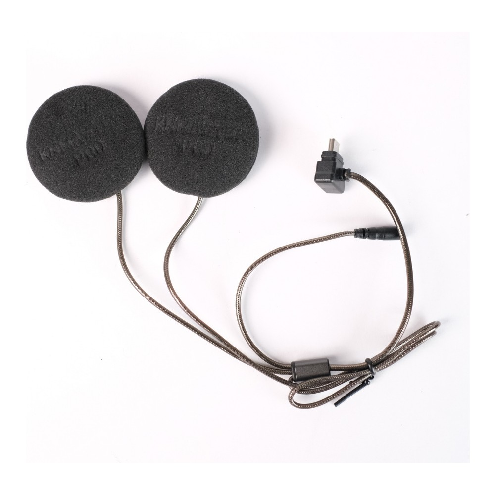 KNMASTER KN1600C Pro Kameralı Bluetooth Motosiklet Kask Intercom Siyah