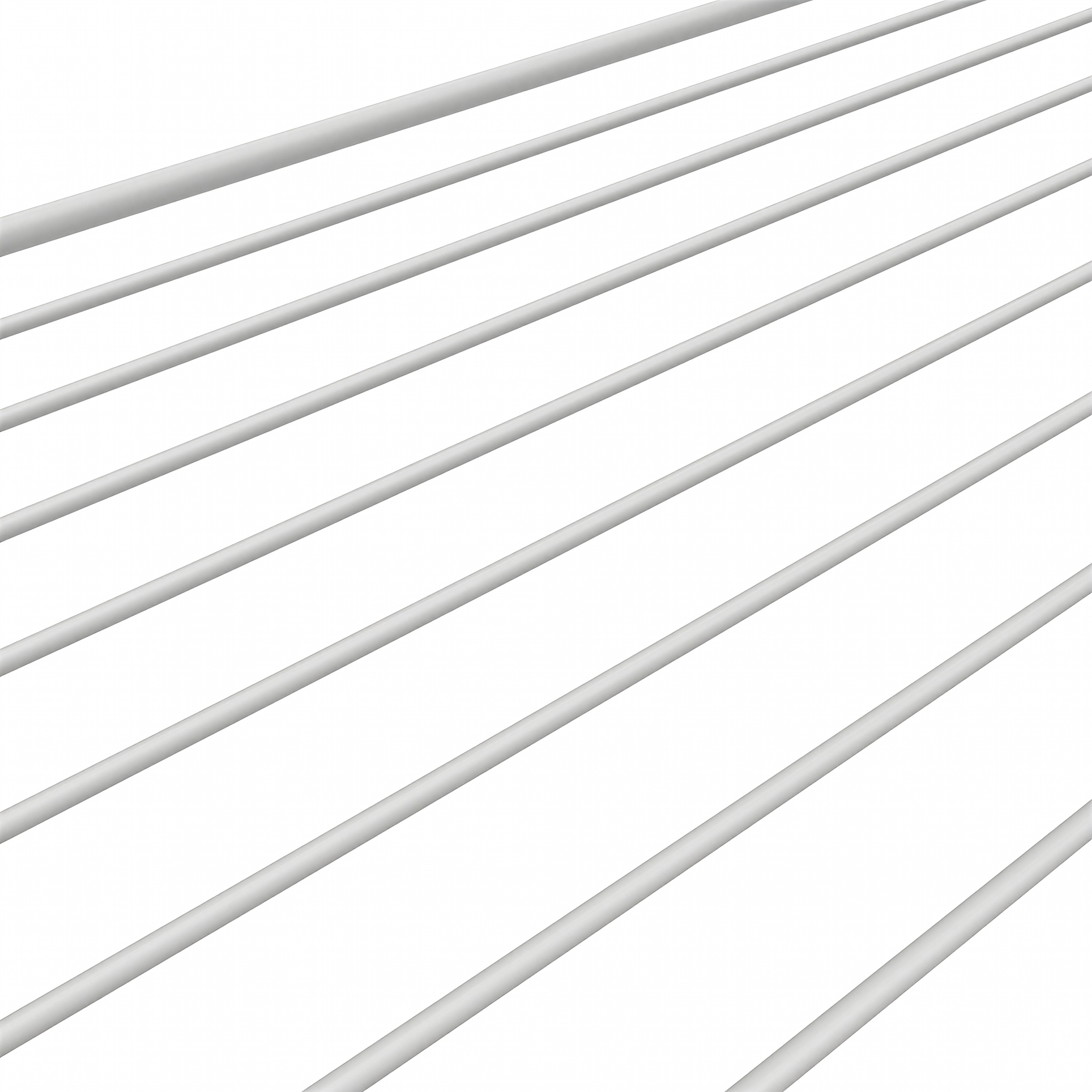 Parallele graue Linien diagonal auf einem weißen Hintergrund.