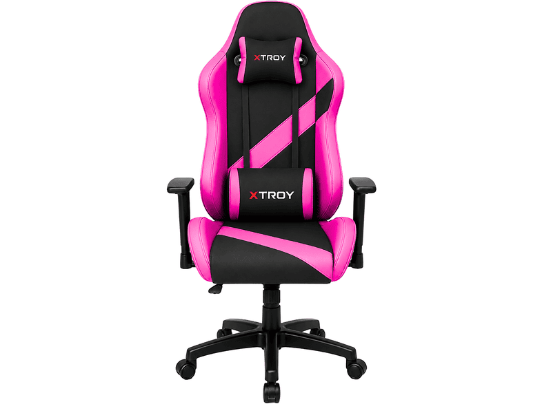 XTROY Bold Model 140° Yatan Kumaş Oyuncu Koltuğu Pembe