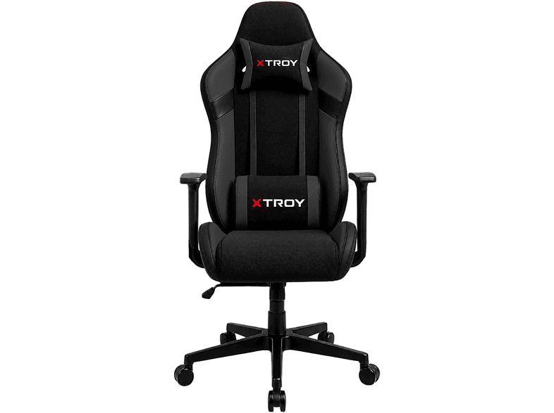 XTROY Knight Model 140° Yatan Kumaş Oyuncu Koltuğu Siyah