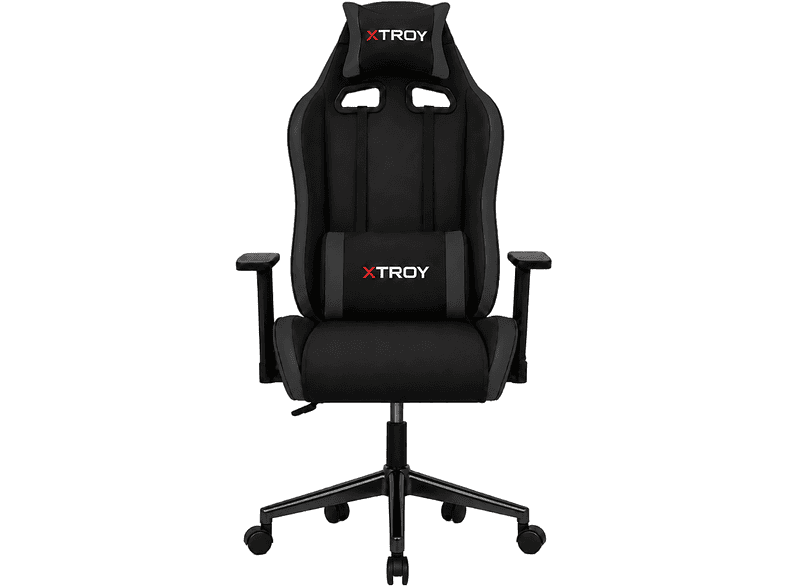 XTROY Axe Model 140° Yatan Kumaş Oyuncu Koltuğu Siyah