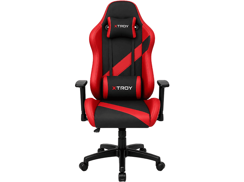 XTROY Bold Model 140° Yatan Kumaş Oyuncu Koltuğu Kırmızı