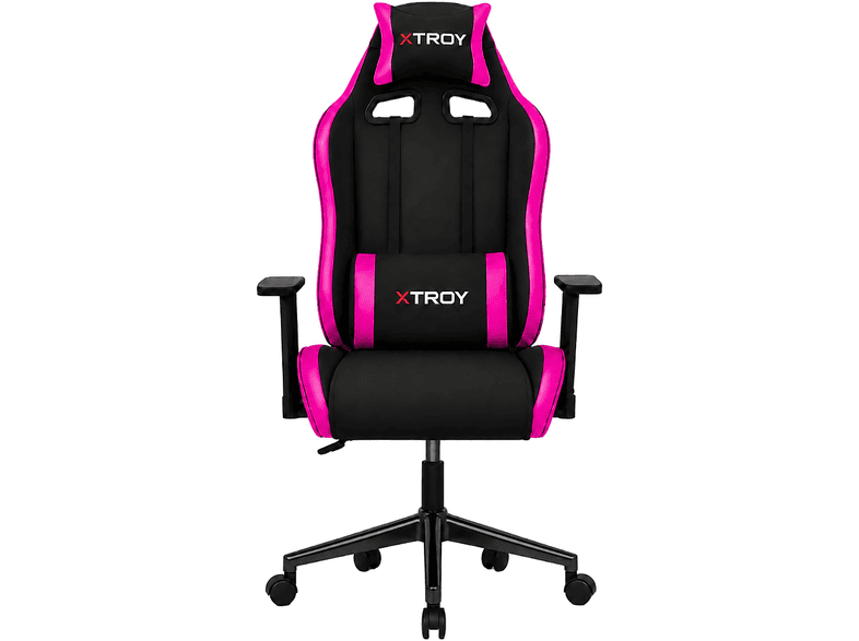 XTROY Axe Model 140° Yatan Kumaş Oyuncu Koltuğu Pembe