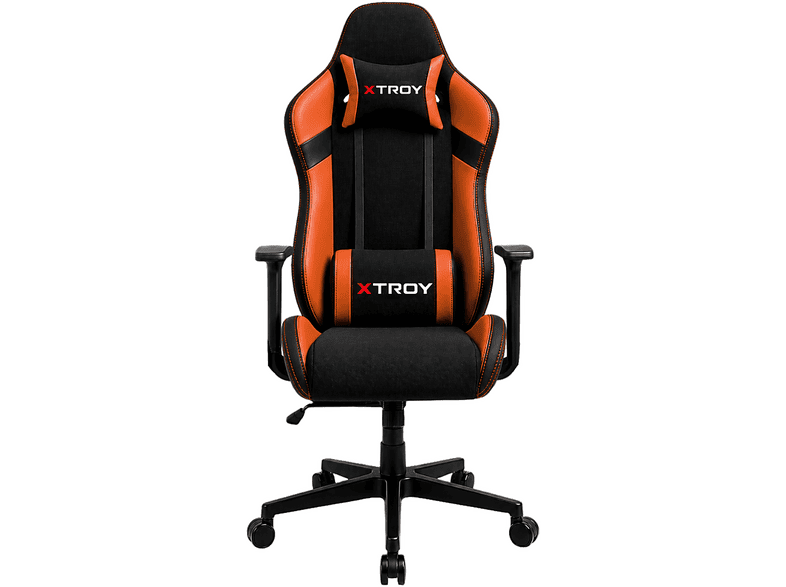 XTROY Knight Model 140° Yatan Kumaş Oyuncu Koltuğu Turuncu