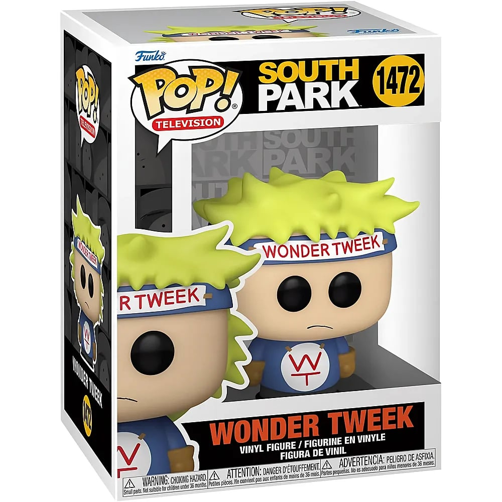 Figura de vinilo Funko Pop Wonder Tweak en caja de South Park.