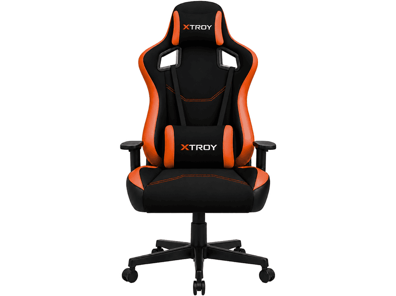 XTROY Anka Model 180° Yatan, Kumaş Oyuncu Koltuğu Turuncu