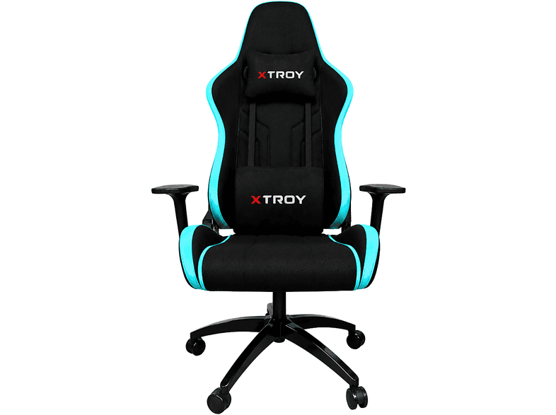 XTROY Ghost Model 180° Yatan, Kumaş Oyuncu Koltuğu Turkuaz