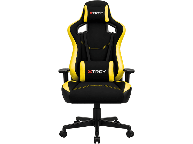 XTROY Anka Model 180° Yatan, Kumaş Oyuncu Koltuğu Sarı