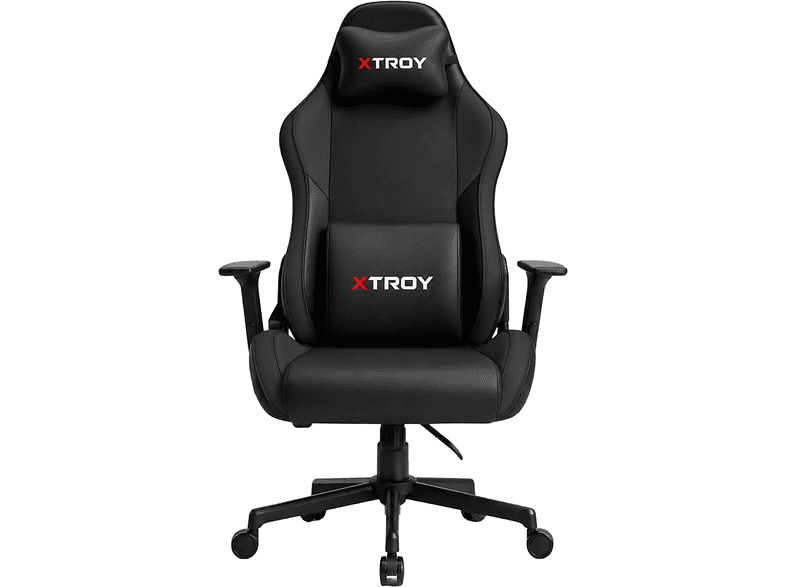 XTROY Valor Model 180° Yatan, Kumaş Oyuncu Koltuğu Siyah