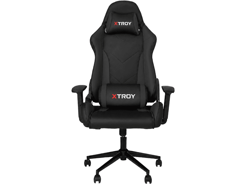 XTROY Hector Model 180° Yatan, Kumaş Oyuncu Koltuğu Siyah