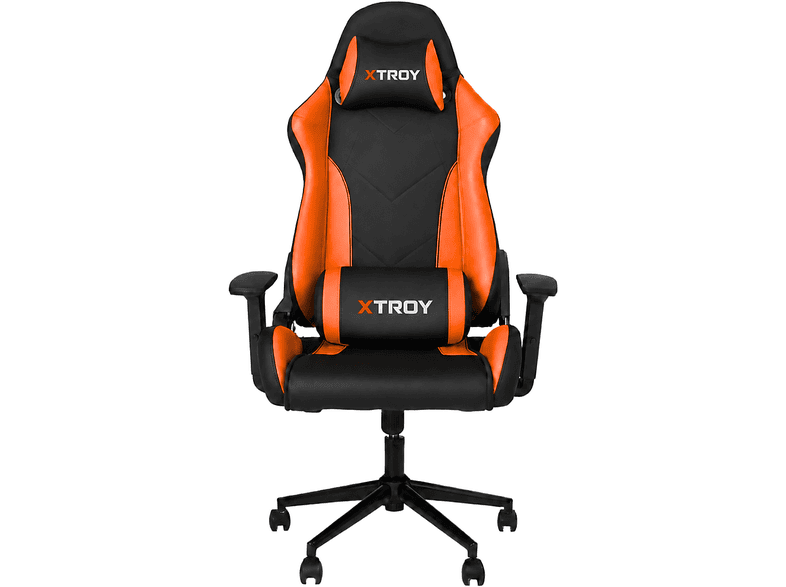 XTROY Hector Model 180° Yatan, Kumaş Oyuncu Koltuğu Turuncu