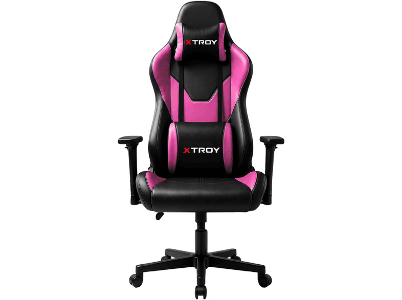 XTROY Nexus Model 180° Yatan Oyuncu Koltuğu Pembe