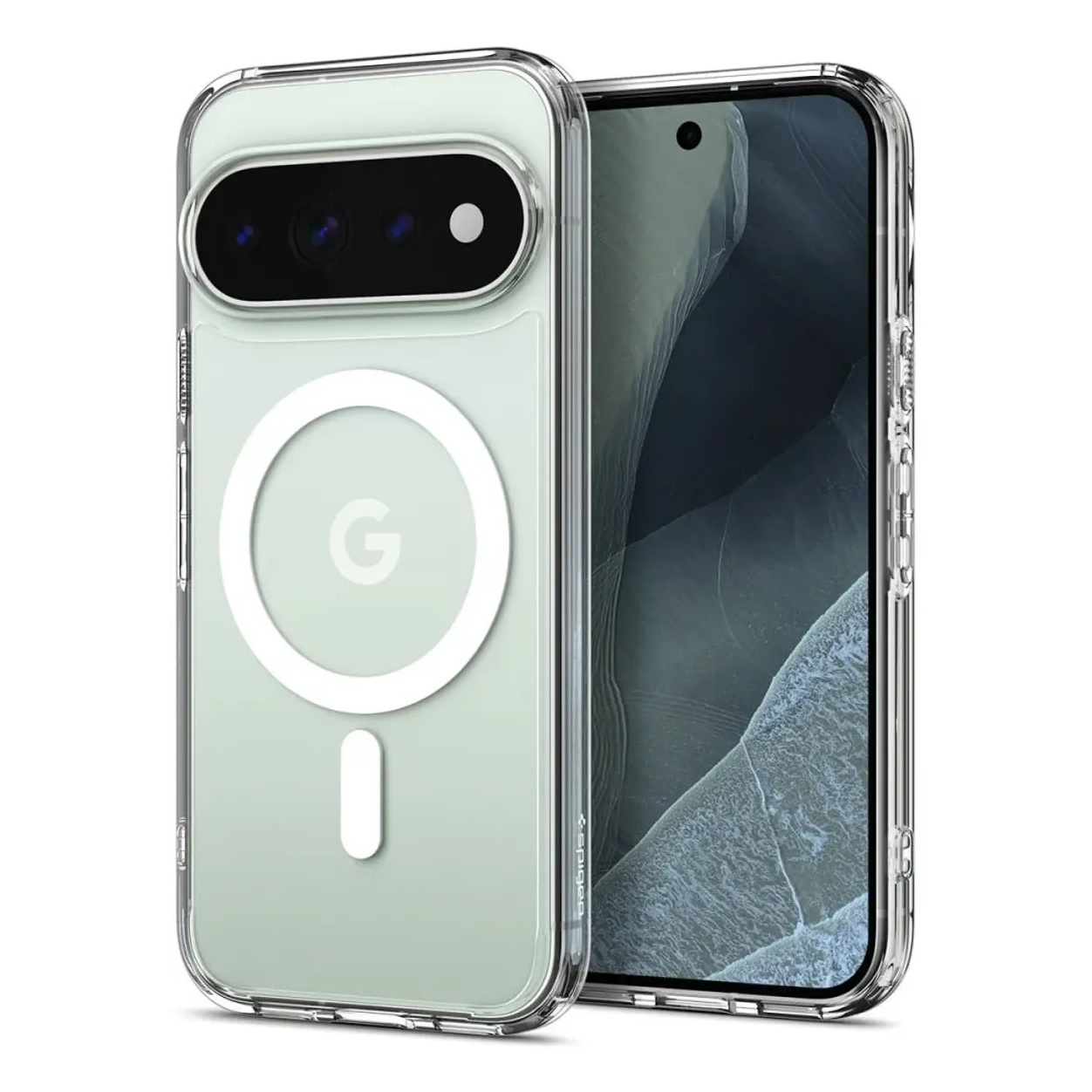Funda para móvil - SPIGEN Ultra Hybrid Mag, Compatible con Google Google Pixel 11 Pro, Transparente