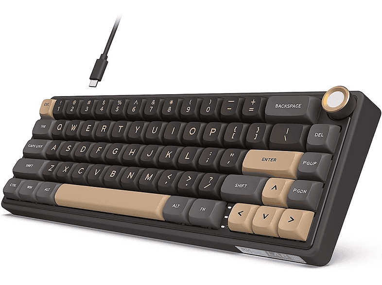 ROYAL KLUDGE Royal Kludge R65 Mekanik Türkçe Layout Kablolu Oyuncu Klavyesi Siyah