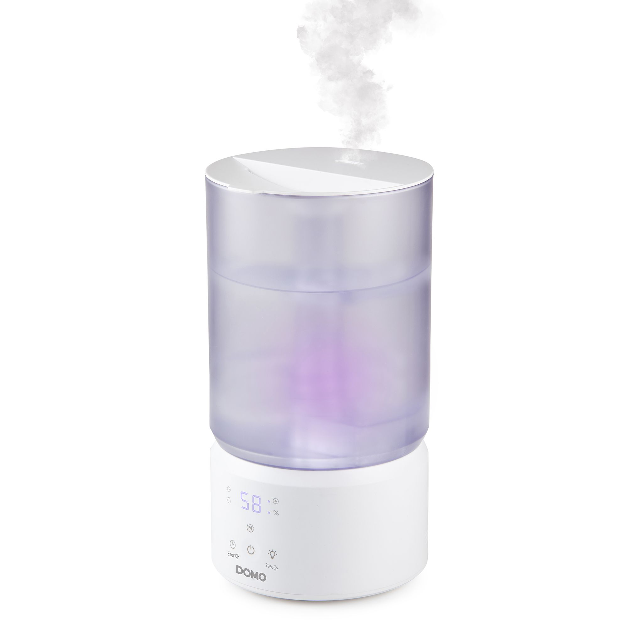 DOMO DO267HD Humidificateur Blanc (taille de la pièce: 30 m²)