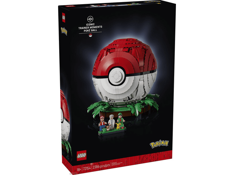 LEGO Pokémon İkonik Eğitmen Anları Poké Topu 72154