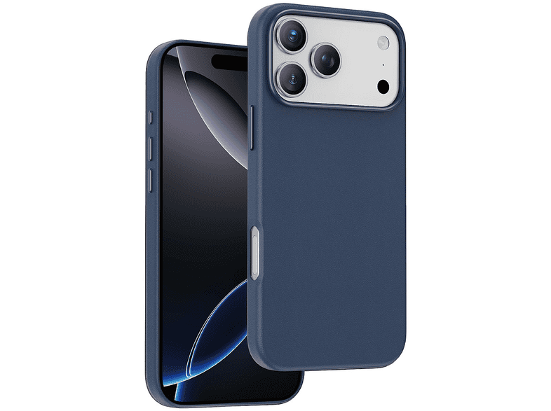 KEEPHONE Apple iPhone 17 Pro Uyumlu Peekaboo Magsafe Kapak Telefon Kılıfı Mavi