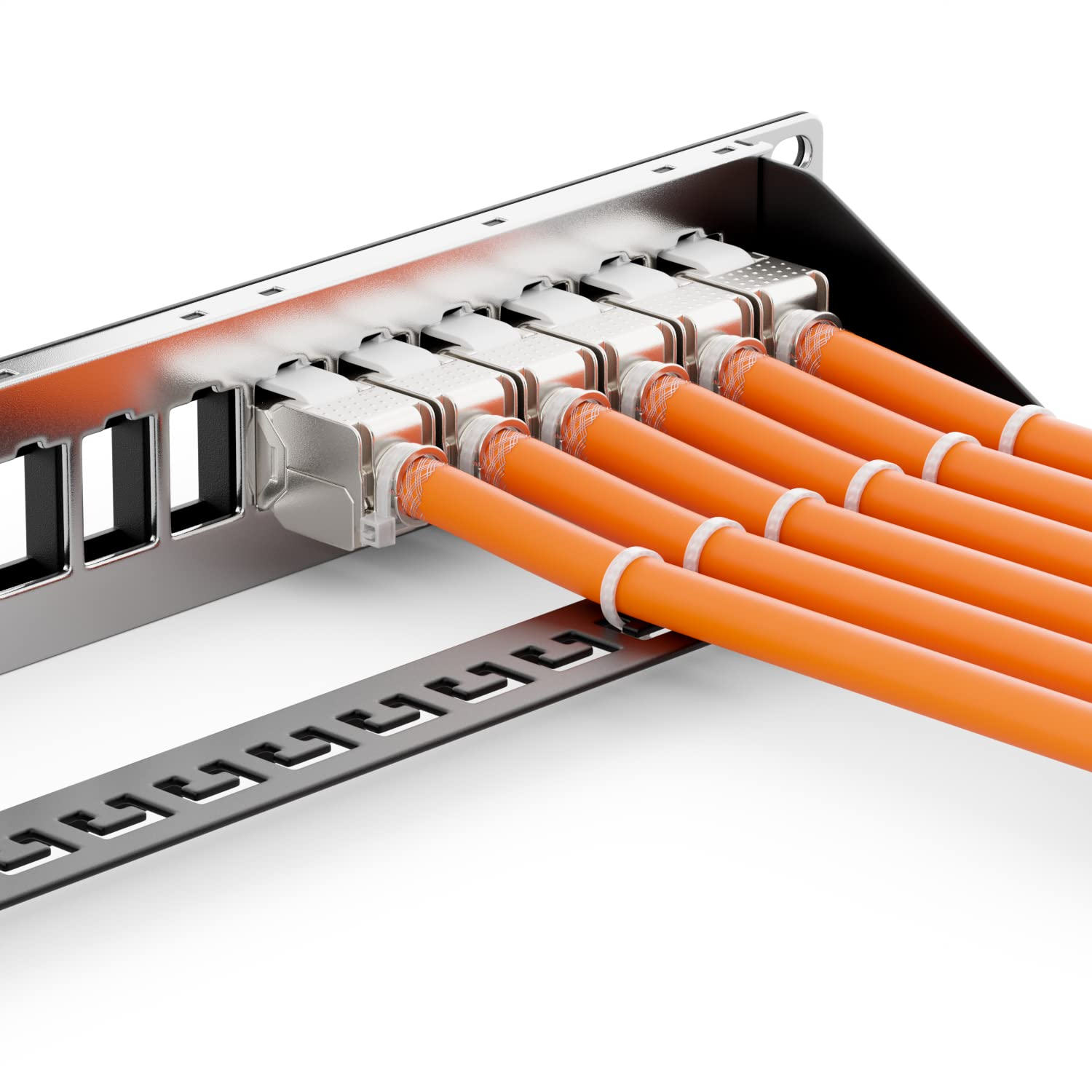 DELEYCON Patch panel 24 porte CAT6a 19" Patch panel