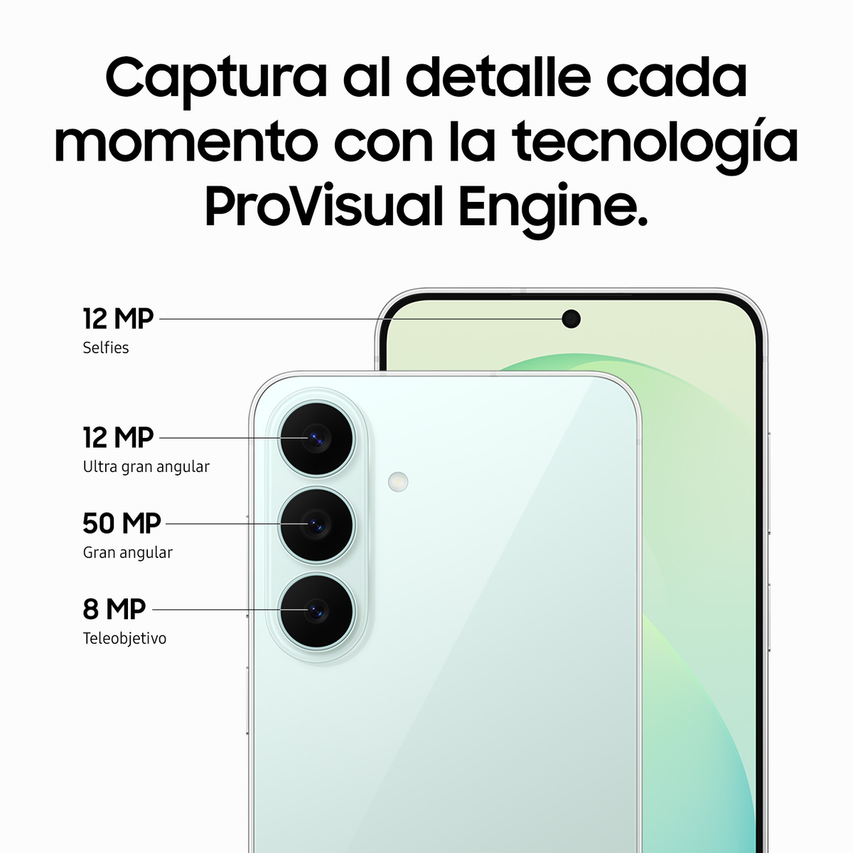 Specifiche dello smartphone con tripla fotocamera posteriore e fotocamera frontale, con MP.