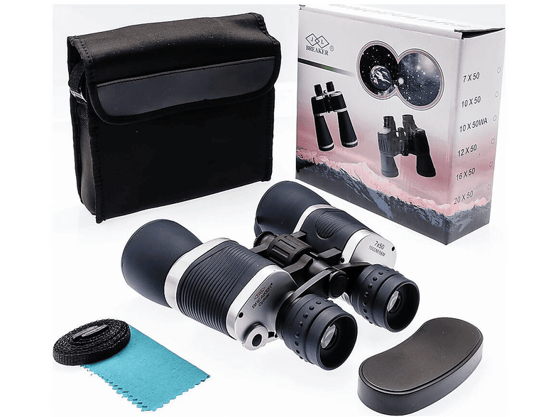 EVIMDEYOKYOK Breaker 7x50 Güneş Filtreli Profesyonel 1000 m/56 m El Dürbünü Mavi