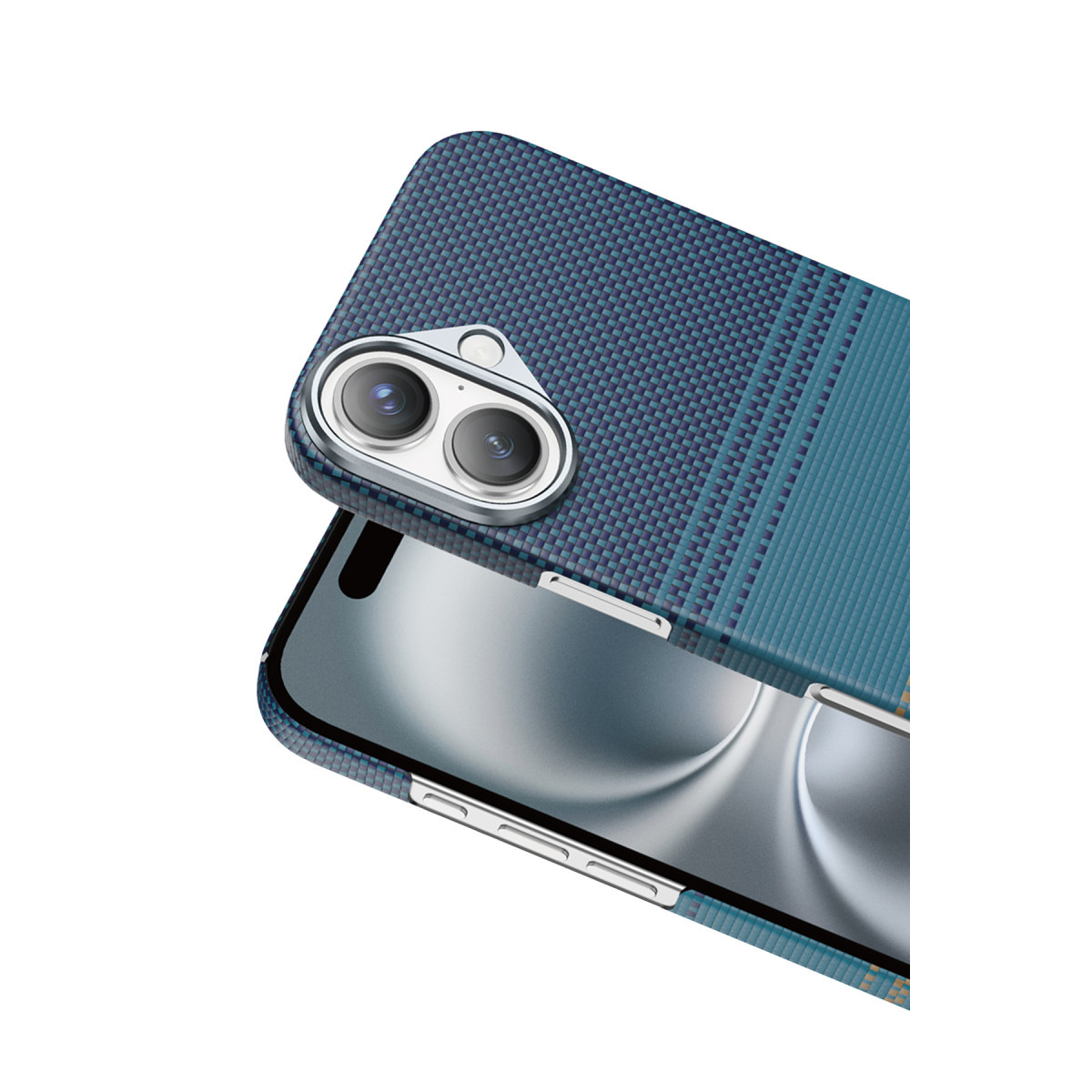 KEEPHONE Apple iPhone 17 Uyumlu Kevlar Seanova Magsafe Kılıf Telefon Kılıfı Ay Doğumu