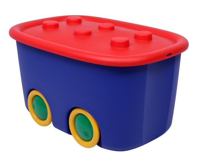 ONDIS24 Spielzeugbox Aufbewahrungsbox Blau