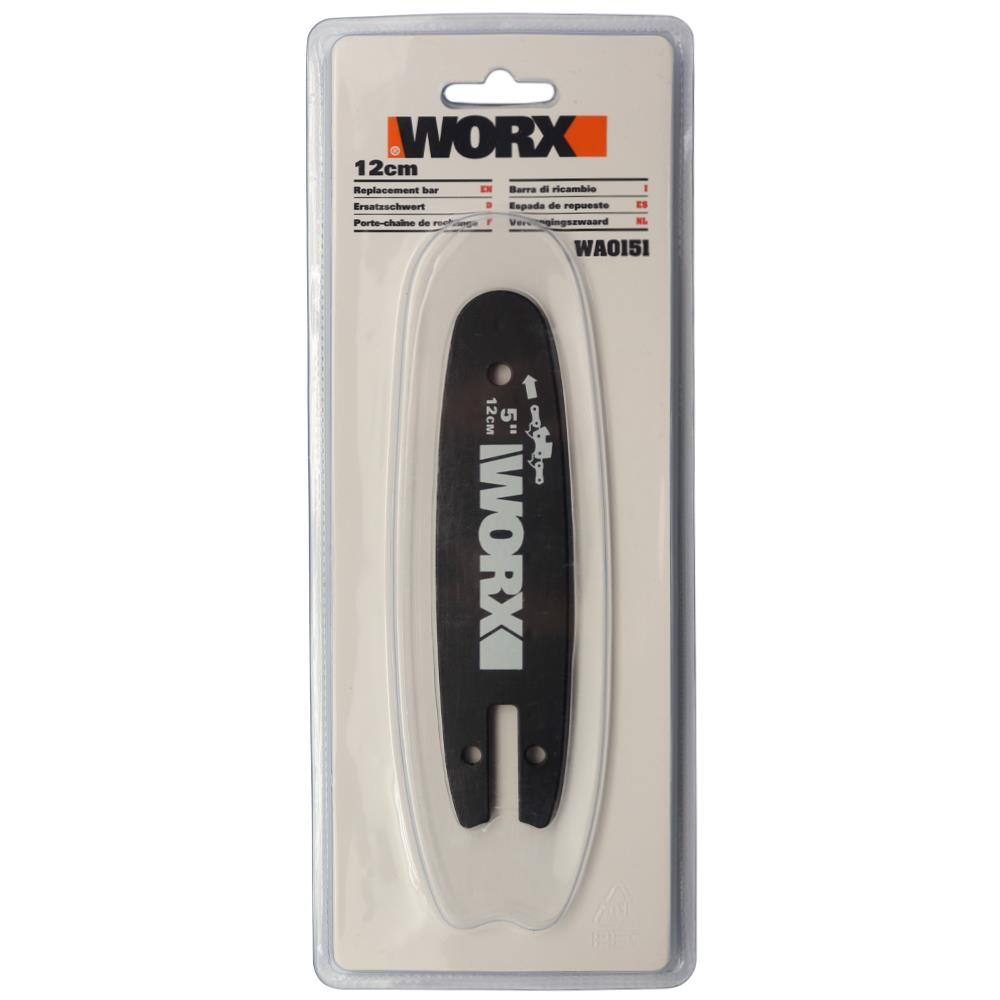 Açılmamış plastik ambalajında Worx yedek pala.