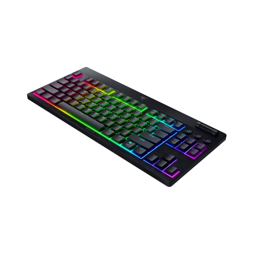 TASTIERA GAMING RAZER BlackWidow V4 a basso profilo senza tastierino numerico HyperSpeed, QWERTY
