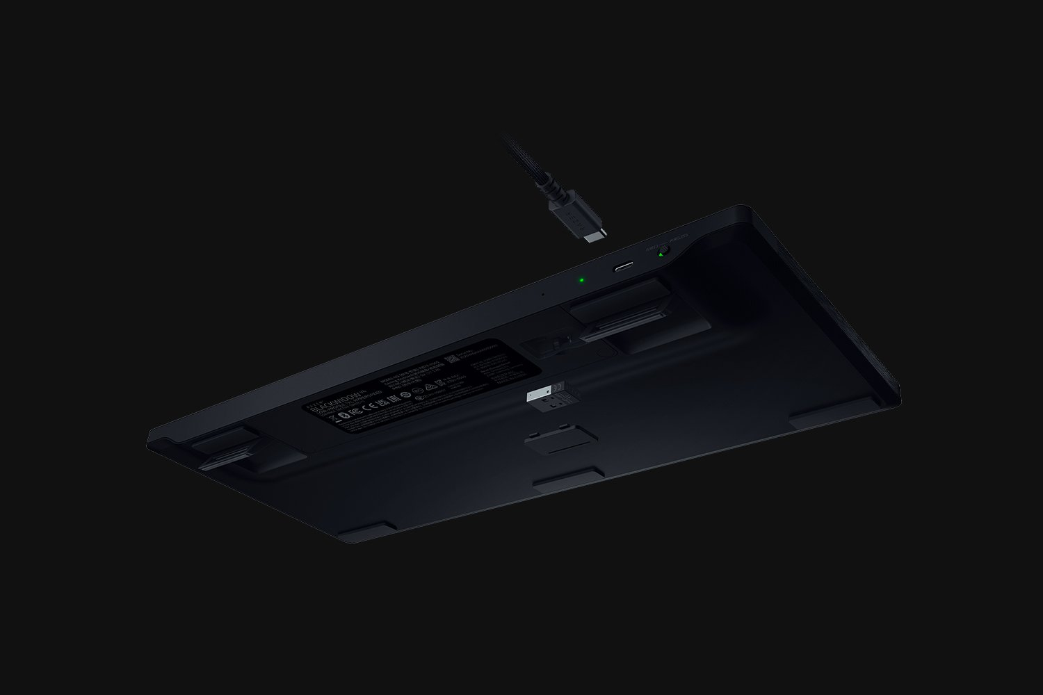 TASTIERA GAMING RAZER BlackWidow V4 LowProfile Tenkeyless HyperSpeed, QWERTY, USB Type-C, Nero
