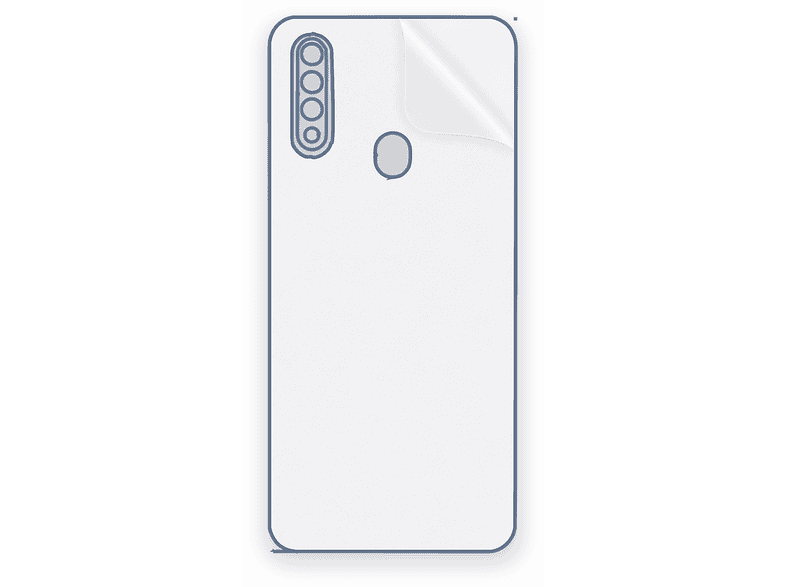 SCHITEC Oppo A8 Uyumlu Arka Yüzey Hidrojel Film Ekran Koruyucu