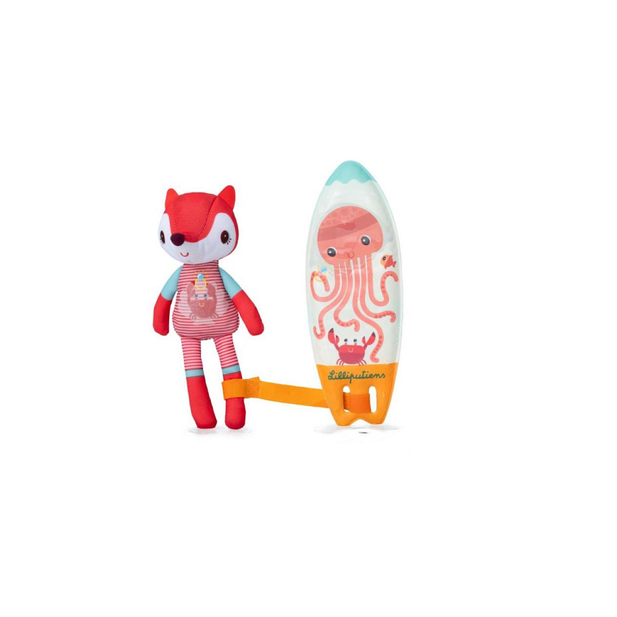 LILLIPUTIENS Alice Magical Surfer – Badespielzeug Lernspiel, Orange ...