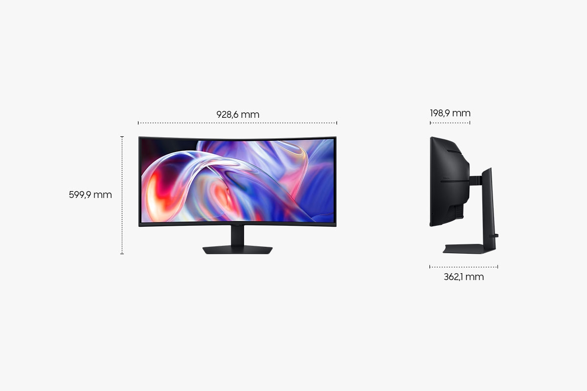SAMSUNG ViewFinity S8 MONITOR, 40 ", UHD 5K, 5120 x 2160 Pixel, tempo di risposta 4 ms, refresh rate 144 Hz