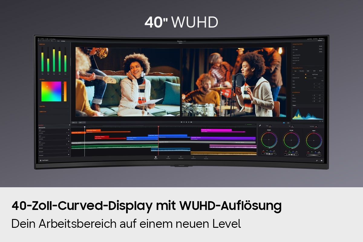 SAMSUNG ViewFinity S8 MONITOR, 40 ", UHD 5K, 5120 x 2160 Pixel, tempo di risposta 4 ms, refresh rate 144 Hz