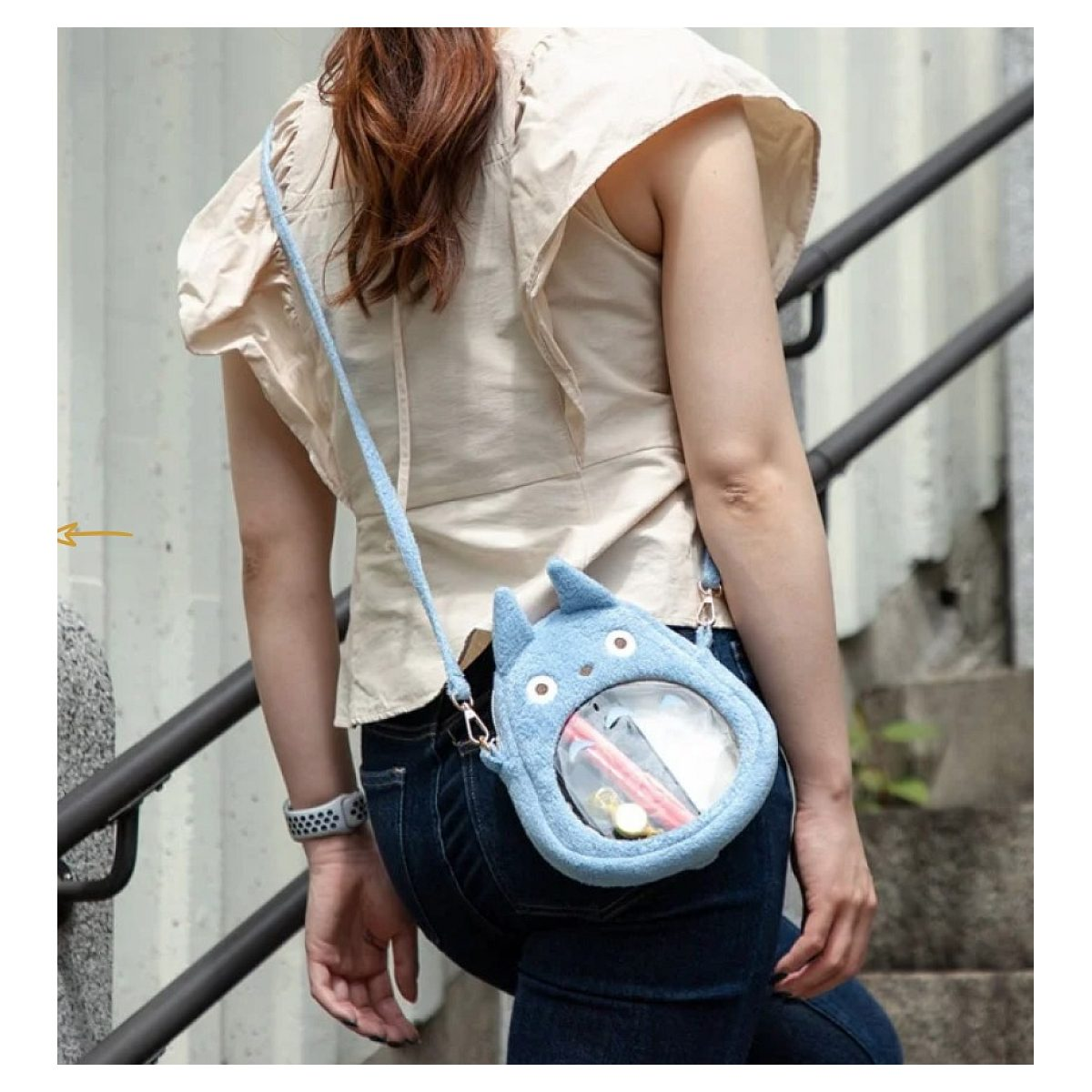 SUN ARROW Blaue Totoro-Handtasche – Mein Nachbar Totoro Plüschtier ...